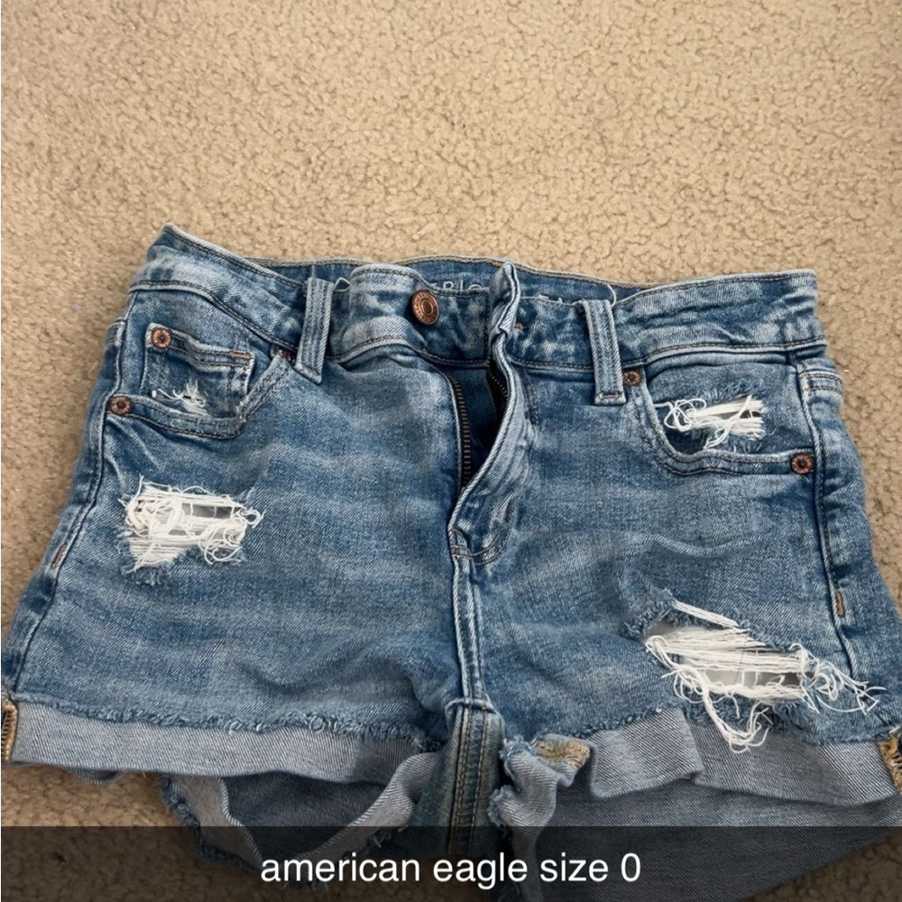 American Eagle Outfitters Women's Blue Denim Shorts